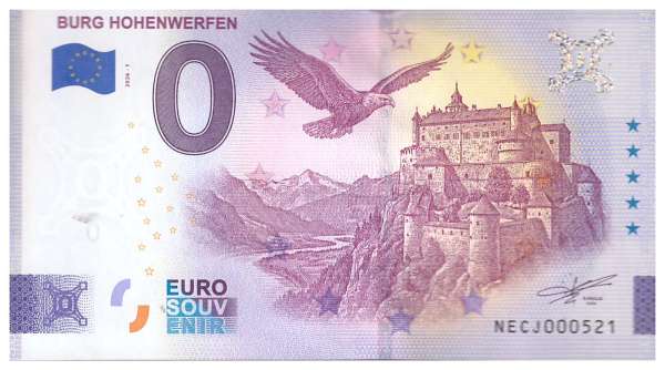 ANK.Nr. Burg Hohenwerfen Silber 0 Euro Schein 2026-1