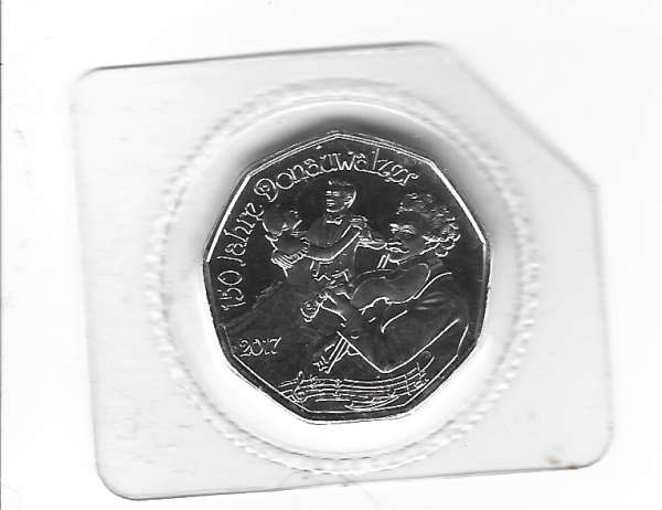 5 Euro 2017 150 Jahre Donauwalzer Silber Lose im Plastik