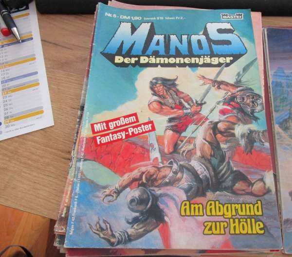 Manos Der Dämonenjäger Nr.5 Bastei mit Poster