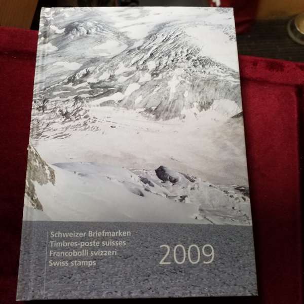 2009 Marken Jahrbuch der Post Schweiz PTT Postfrisch