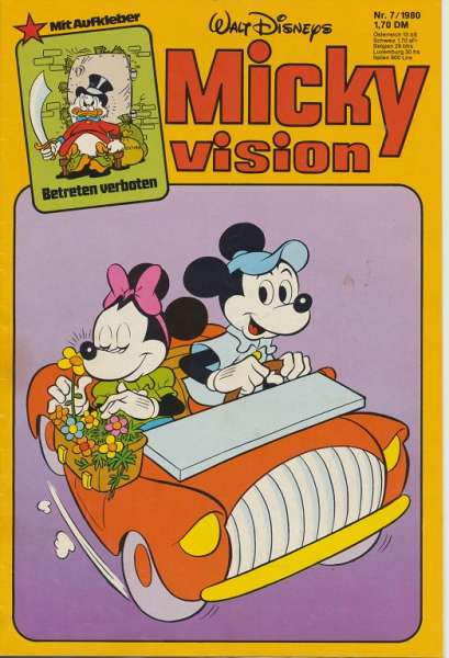 Mickyvision Heft Nr. 7/1980
