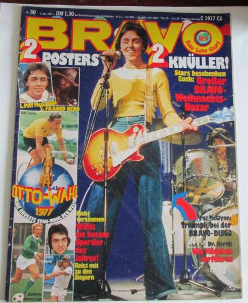Bravo 50/1.12.1977 mit Mini-Poster Boney M