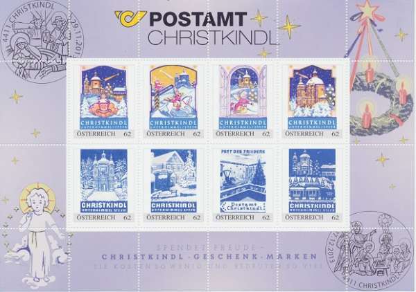 Postamt Christkindl Marken Edition 8