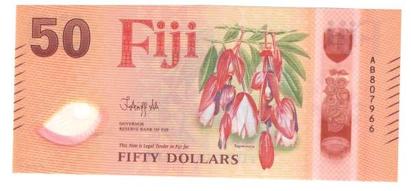 Fiji Inseln / Fiji Islands Pick 50 Dollars UNC