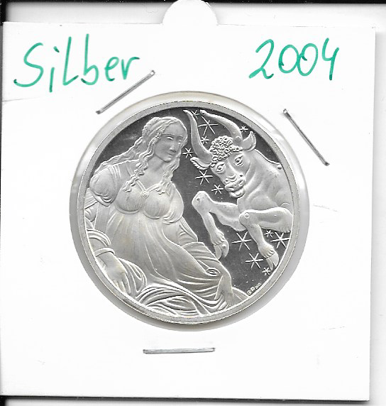 2004 Kalendermedaille Jahresregent Silber