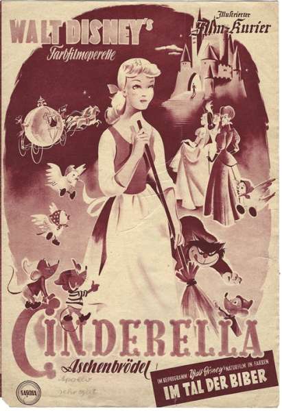 Walt Disney Cinderella Illustrierter film kurier nr.1303