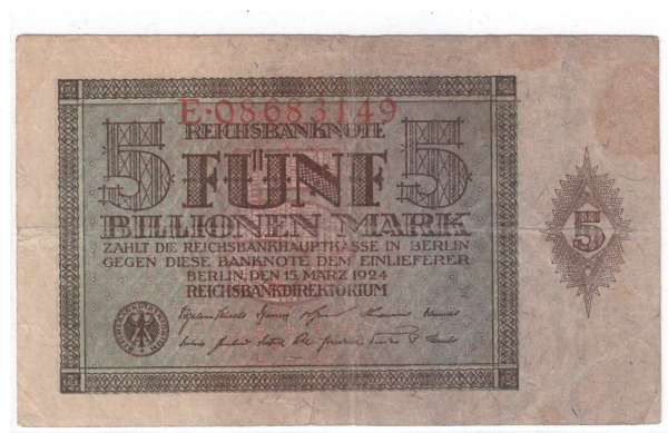 5 Billion Mark 15.3.1924 Deu-172