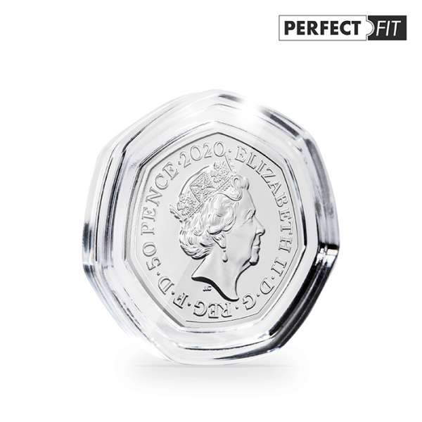 ULTRA / ULTRA PERFECT FIT 27,30 MM, Runde Münzkapseln 50 Pence 10 ER PACK 365296