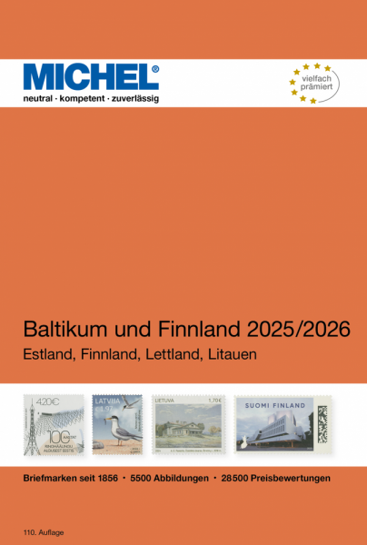 (E 11) MICHEL BALTIKUM UND FINNLAND-KATALOG 2025/26