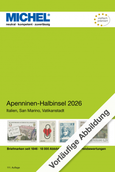 (E 05) MICHEL Europa Apenninen-Halbinsel 2026