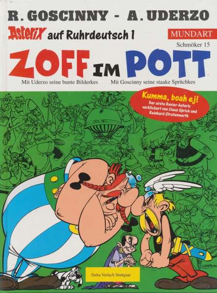 Hardcover Asterix Mundart : Buch 15 Zoff im Pott Buch