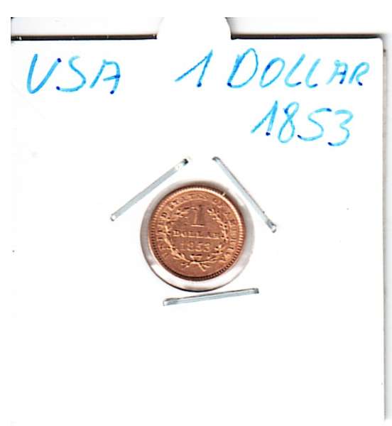 1 Dollar 1853 USA Gold