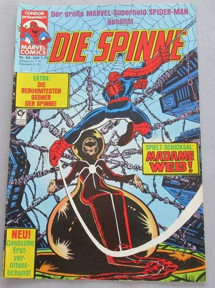 Die Spinne Spider Man Condor Marvel Comics Nr.54