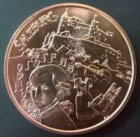 10 Euro 2014 Salzburg   Kupfer  ANK Nr. 25 10 Euro 2014 Salzburg   Kupfer  ANK Nr. 25