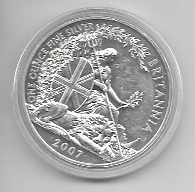 2 Pounds 2007 - Britannia - 1 Oz Silber Great Britain