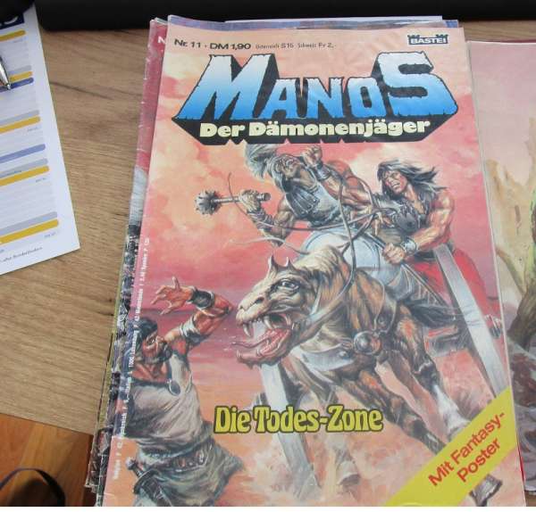 Manos Der Dämonenjäger Nr.11 Bastei mit Poster