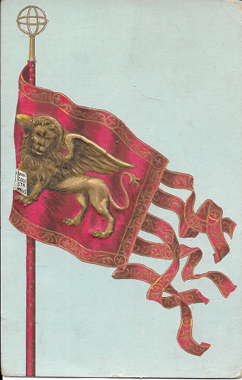 Venezia Series of coats of arms and flags postcard ca.1910