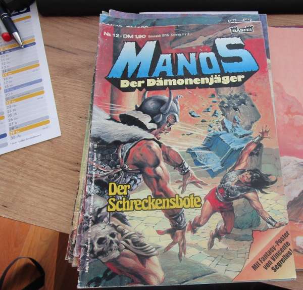 Manos Der Dämonenjäger Nr.12 Bastei mit Poster