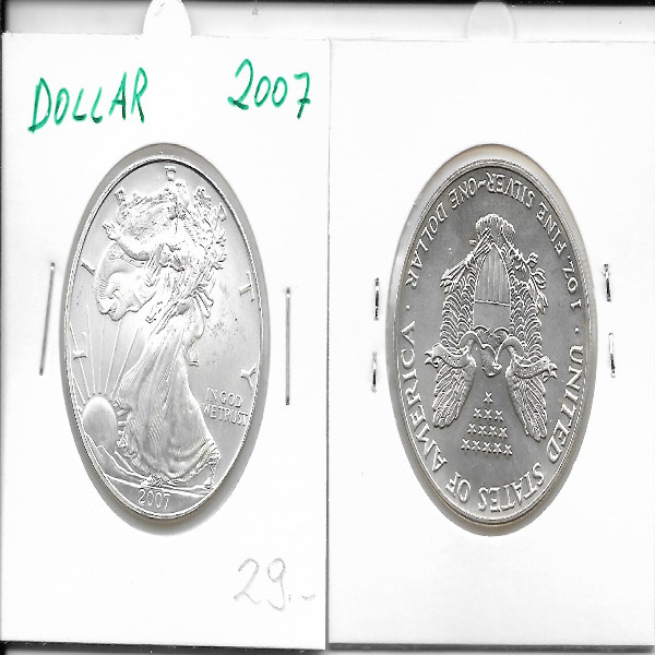 1 Dollar Silber Eagle Unze 2007