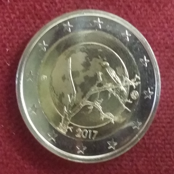 2 Euro Finnland 2017 Finnische Natur