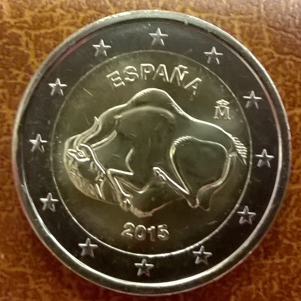 2 Euro Spanien 2015 Die Höhlenmalereien von Altamira