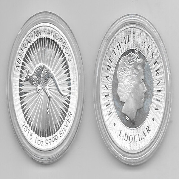 Australien 1 Dollar 2016 Kängaru 31,1g Silber Unze