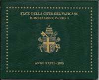 Kursmünzensatz Vatikan 2005 KMS Coinset nur leerer Blister Kursmünzensatz Vatikan 2005 KMS Coinset nur leerer Blister