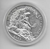 2 Pounds 2007 - Britannia - 1 Oz Silber Great Britain 2 Pounds 2007 - Britannia - 1 Oz Silber Great Britain