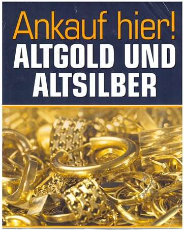 Wir kaufen an Gold Tageskurs Richtpreis ! Gold 18 Karat pro Gramm