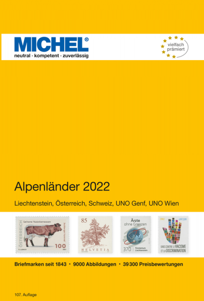 MICHEL Europa Alpenländer 2022 (E1)