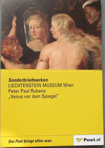 Sonderbriefmarken Liechtenstein Museum Wien Rubens