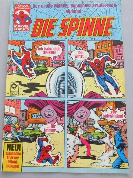 Die Spinne Spider Man Condor Marvel Comics Nr.46