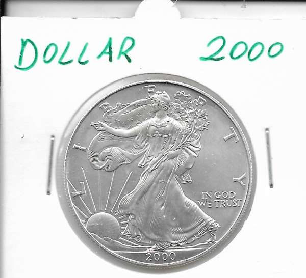 1 Dollar 2000 Silber Eagle Unze