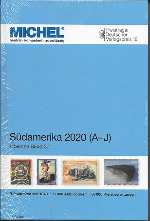 (ÜK 3/1) MICHEL ÜBERSEE-KATALOG Nr.3 Teil 1 Südamerika 2020 Teil 1 A-J