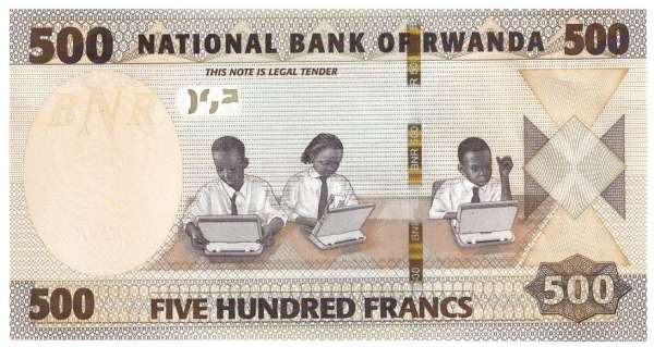 Ruanda / Rwanda P.42 500 Francs 2019