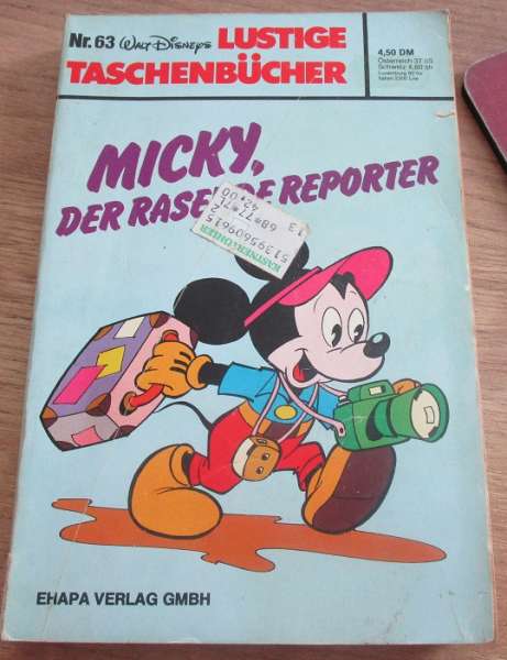 LTB Band. 063 LTB Micky der Rasende Reporter 1979 Nr. oben