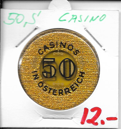 50 Schilling Casinos Austria Casino Jeton