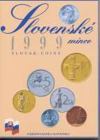 Slowakei Kronen 1999 Kursmünzensatz - Slovenske Mince (Slovak Coins) unc. Slowakei Kronen 1999 Kursmünzensatz - Slovenske Mince (Slovak Coins) unc.