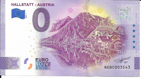 ANK.Nr.42 Hallstatt Austria Unc 0 Euro Schein 2020-1