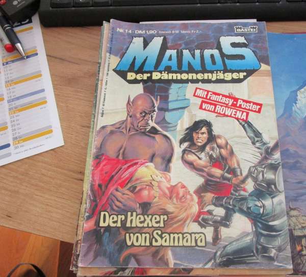 Manos Der Dämonenjäger Nr.14 Bastei mit Poster