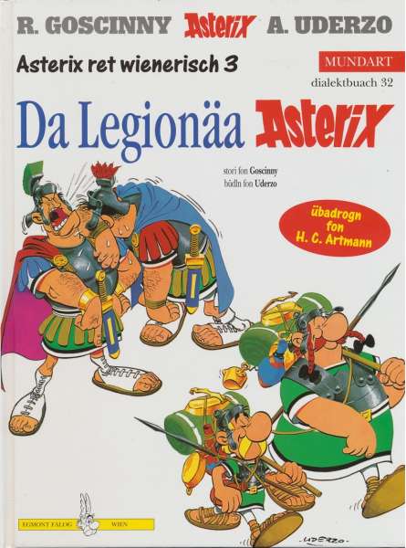 Hardcover Asterix Mundart : Buch 32 Da Legionäa Asterix Buch redt wienerisch 3