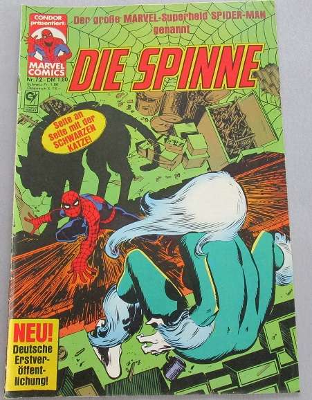 Die Spinne Spider Man Condor Marvel Comics Nr.72