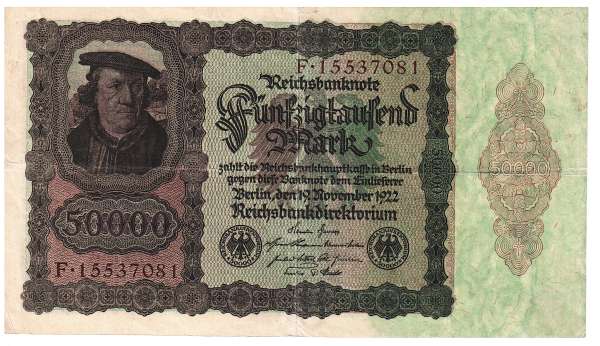 50 000 Mark 19.11.1922 Battenberg Deu-90 F15537081