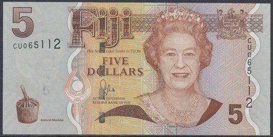 Fiji - 5 Dollars UNC - Pick 110
