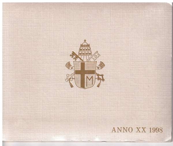 1998 KMS Johannes Paul II. Vatikan Italien-Kirchenstaat Lire