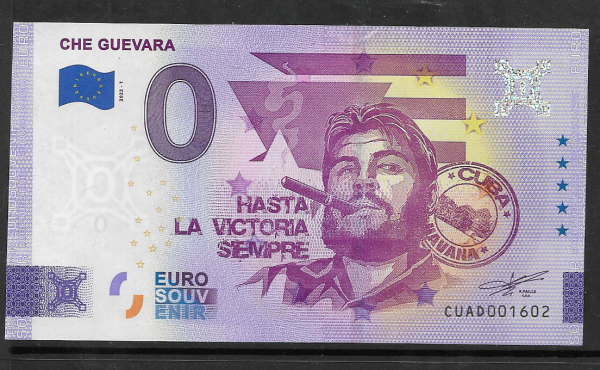 Cuba Che Guevara - Unc 0 Euro Schein 2022-1