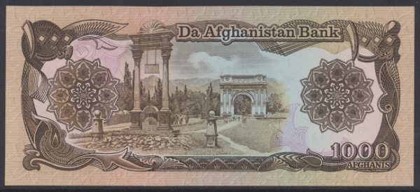 Afganistan - 1000 Afghanis UNC - Pick 61