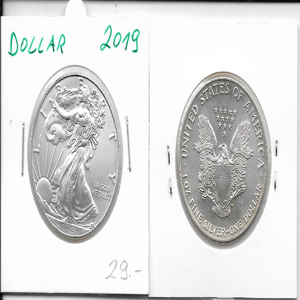 1 Dollar Silber Eagle Unze 2019