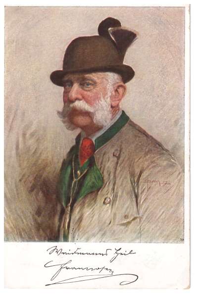 Kaiser Franz Josef in Tracht KFJ I