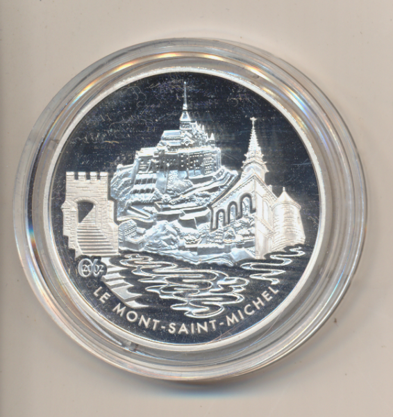 1 1/2 Euro 2002 Mont Saint Michel Silber PP